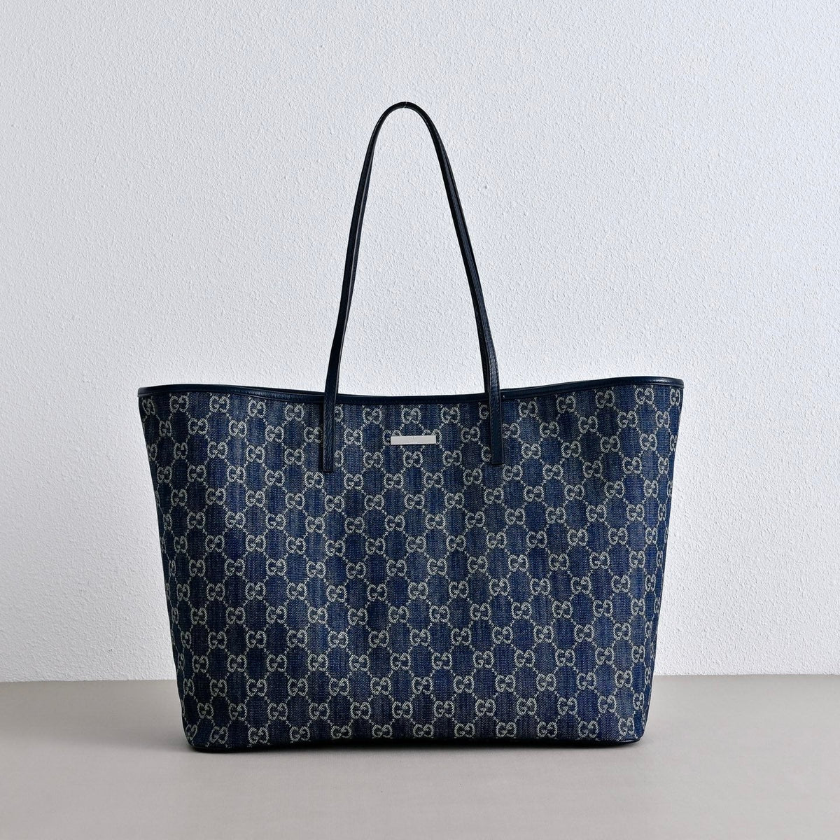 GUCCI Generation Gucci GG Denim Tote Bag Large-874745