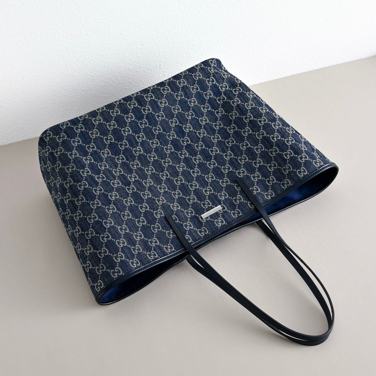 GUCCI Generation Gucci GG Denim Tote Bag Large-874745