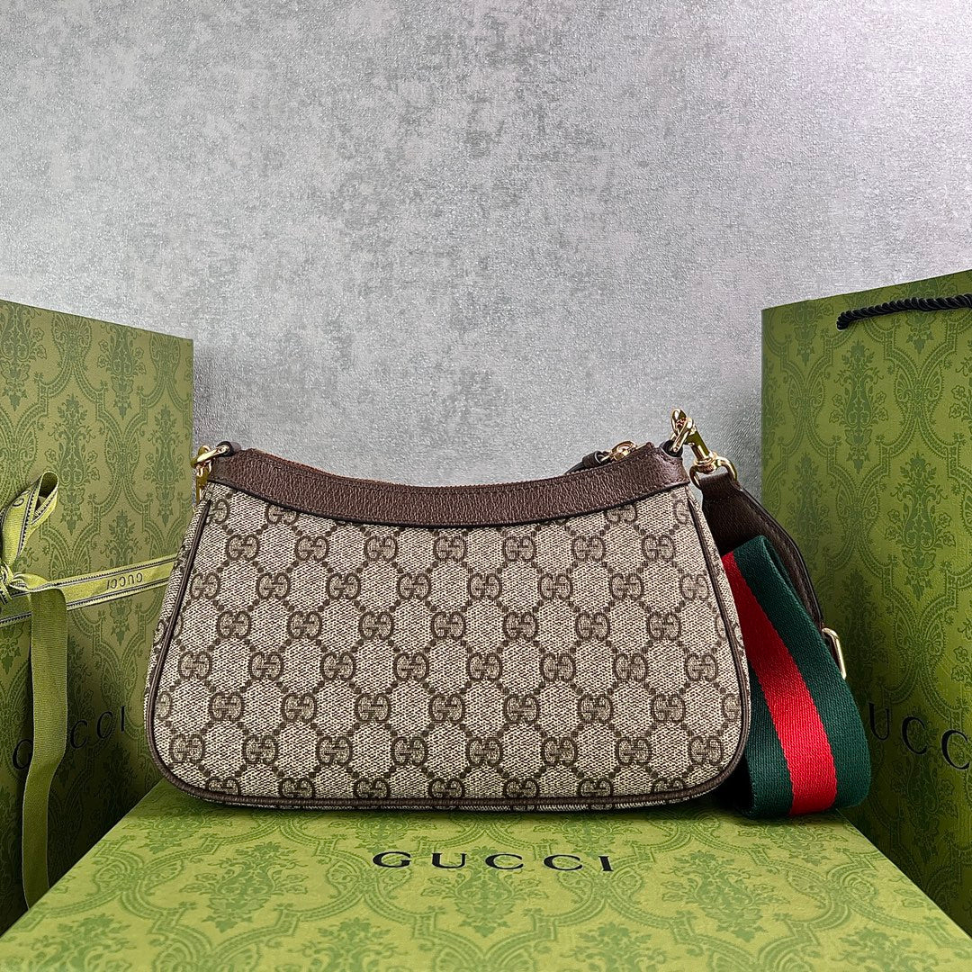 GUCCI Ophidia Strawberry Mini Shoulder Bag-735132