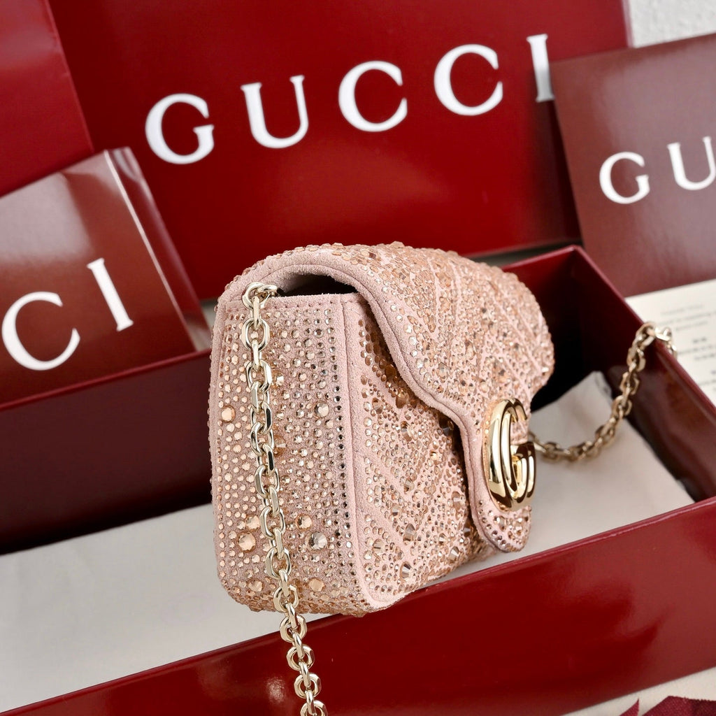 GUCCI Marmont Crystal Shoulder Bag-841290