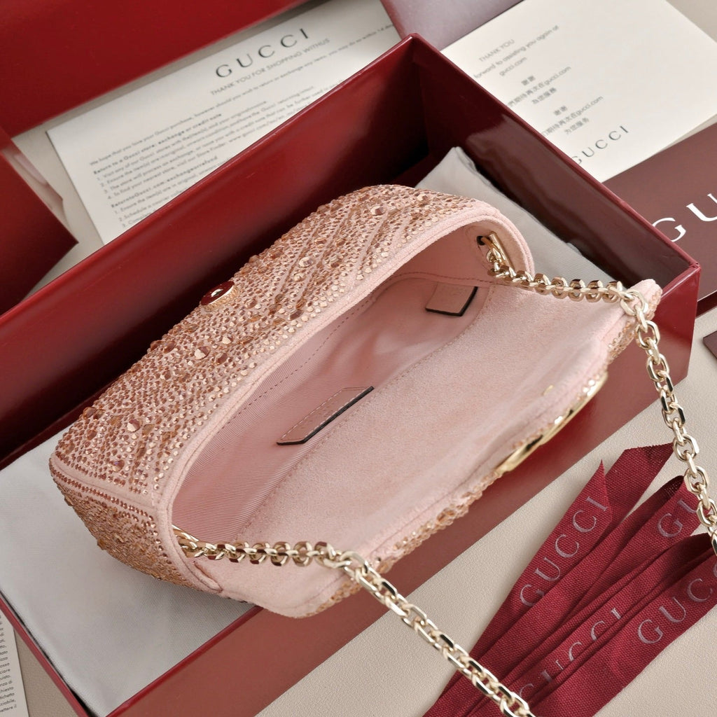 GUCCI Marmont Crystal Shoulder Bag-841290