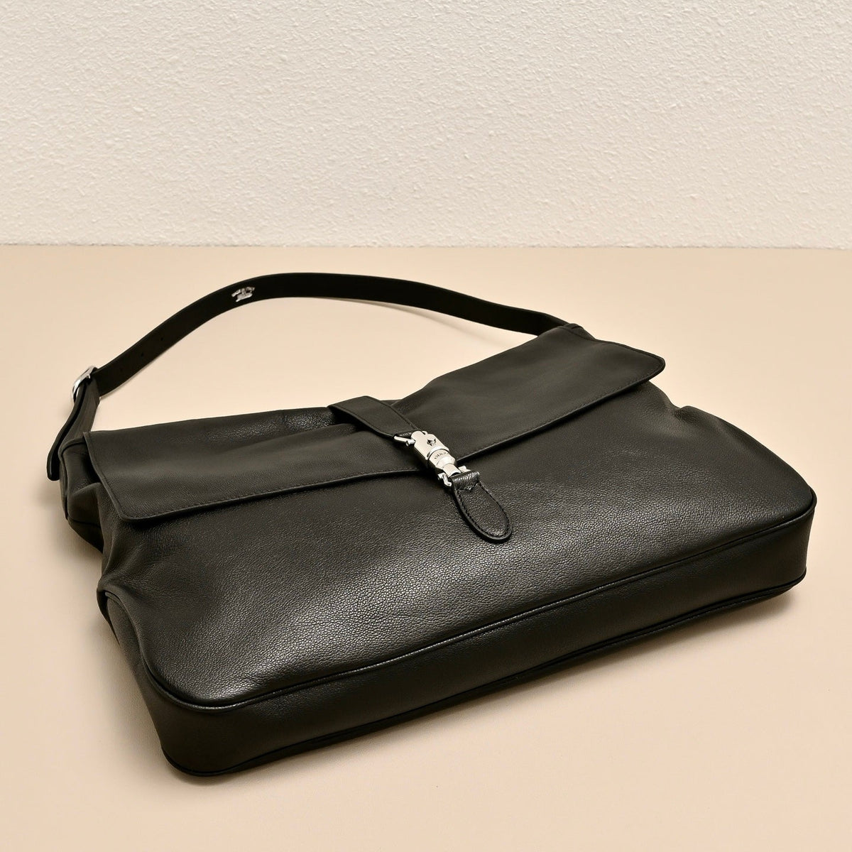 GUCCI Jackie Flap Large Shoulder Bag-A005ZI