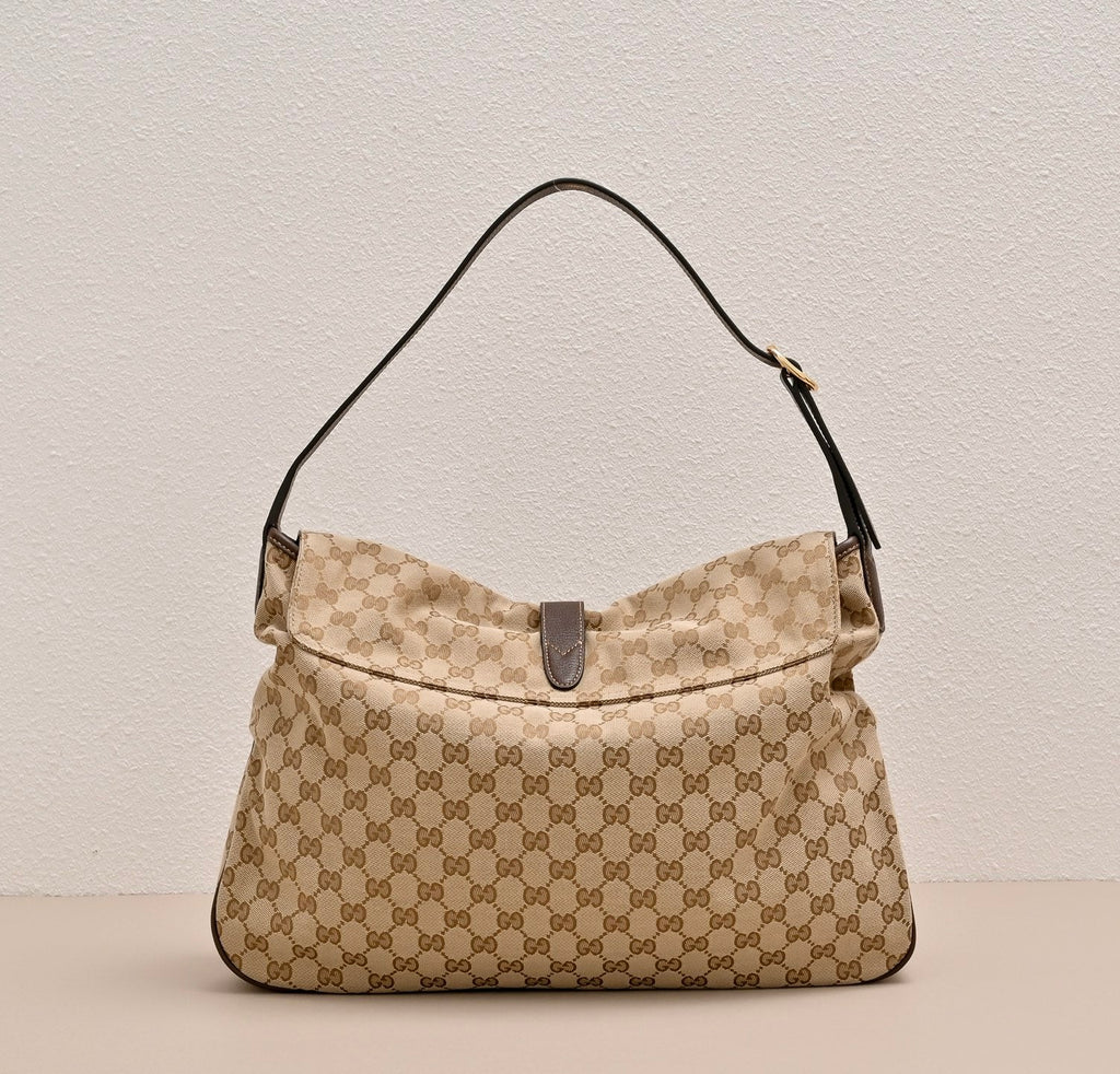 GUCCI Jackie Flap Large Shoulder Bag-A005ZI