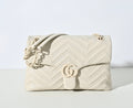 Gucci GG Marmont Pleated Calfskin Shoulder Bag-850676