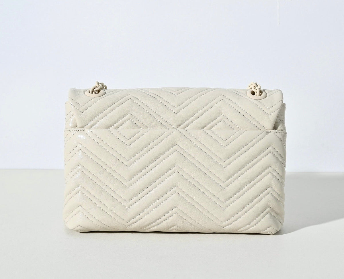 Gucci GG Marmont Pleated Calfskin Shoulder Bag-850676