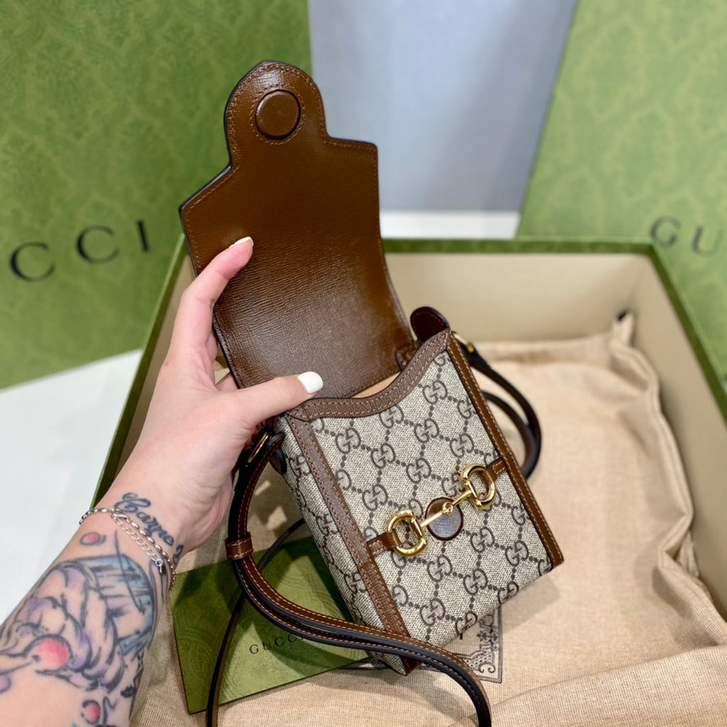 Gucci 1955 Horsebit Phone Holder Bag-625615
