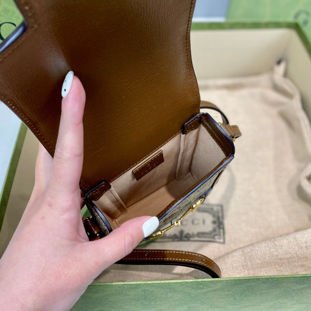 Gucci 1955 Horsebit Phone Holder Bag-625615