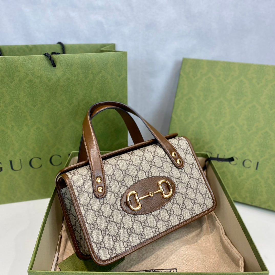 Gucci 1955 Horsebit Top Handle Box Bag-627323