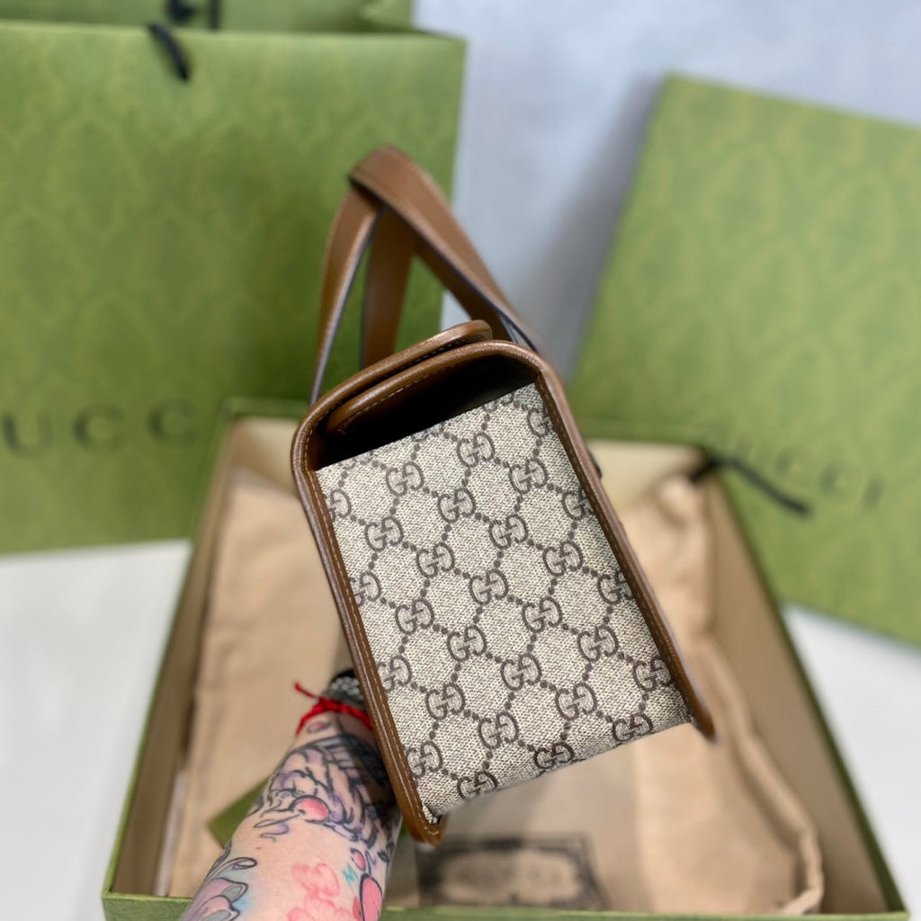 Gucci 1955 Horsebit Top Handle Box Bag-627323