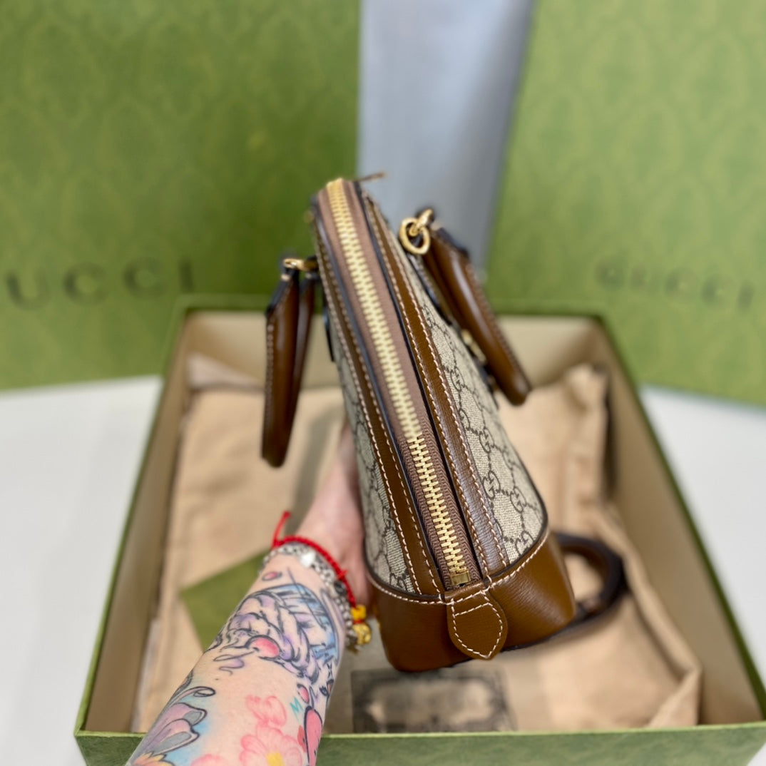 Gucci 1955 Horsebit Shell Shoulder Bag-621220