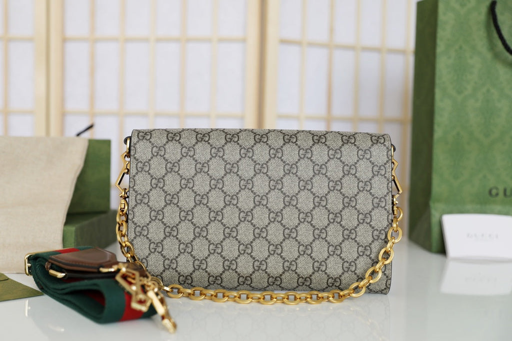 Gucci Horsebit 1955 Three-Way Clutch Bag-677286