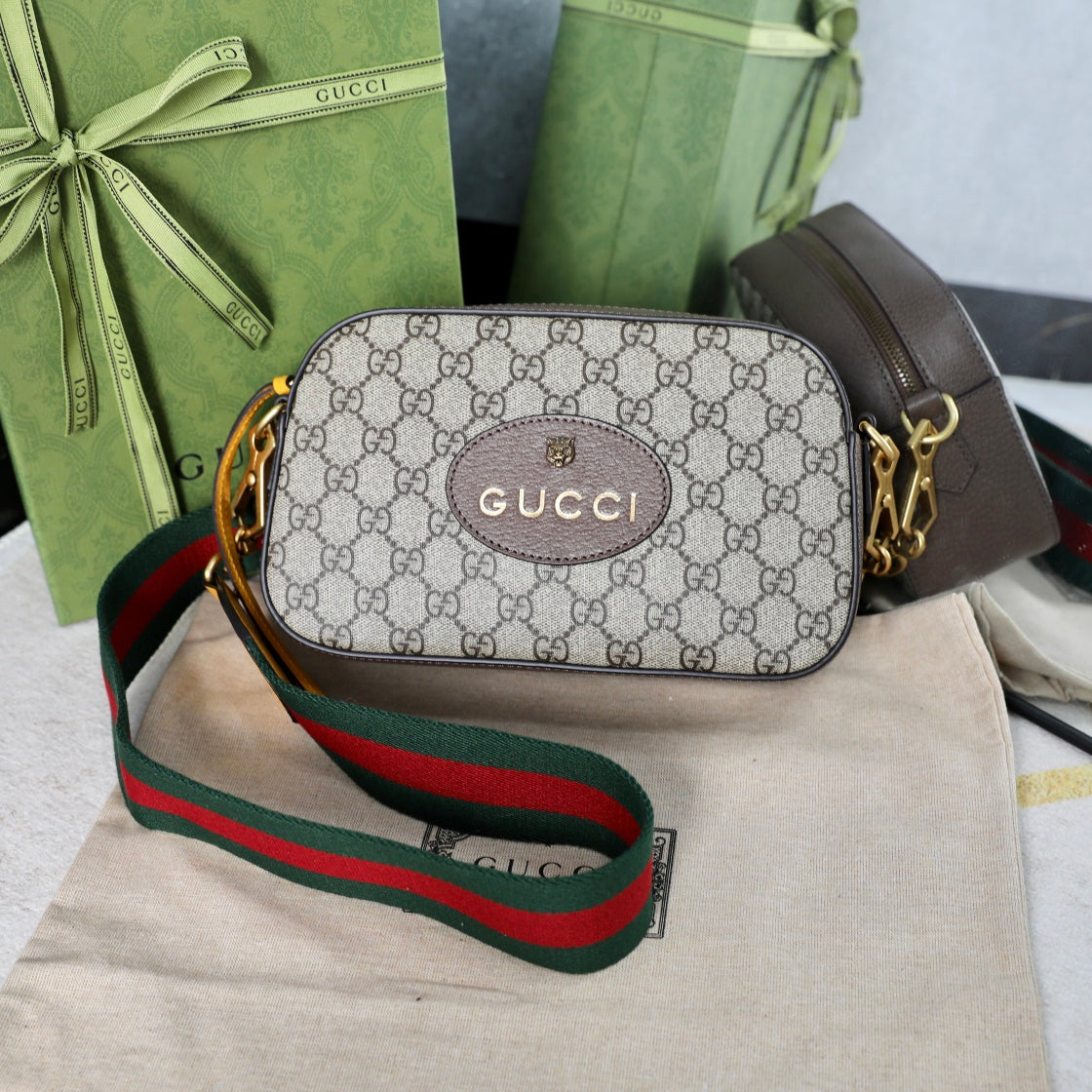 Gucci Neo Vintage Dionysus Tiger Head Shoulder Bag-476466