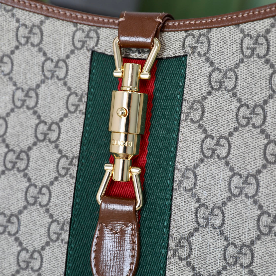 Gucci Jackie 1961 GG Canvas Shoulder Bag-636706