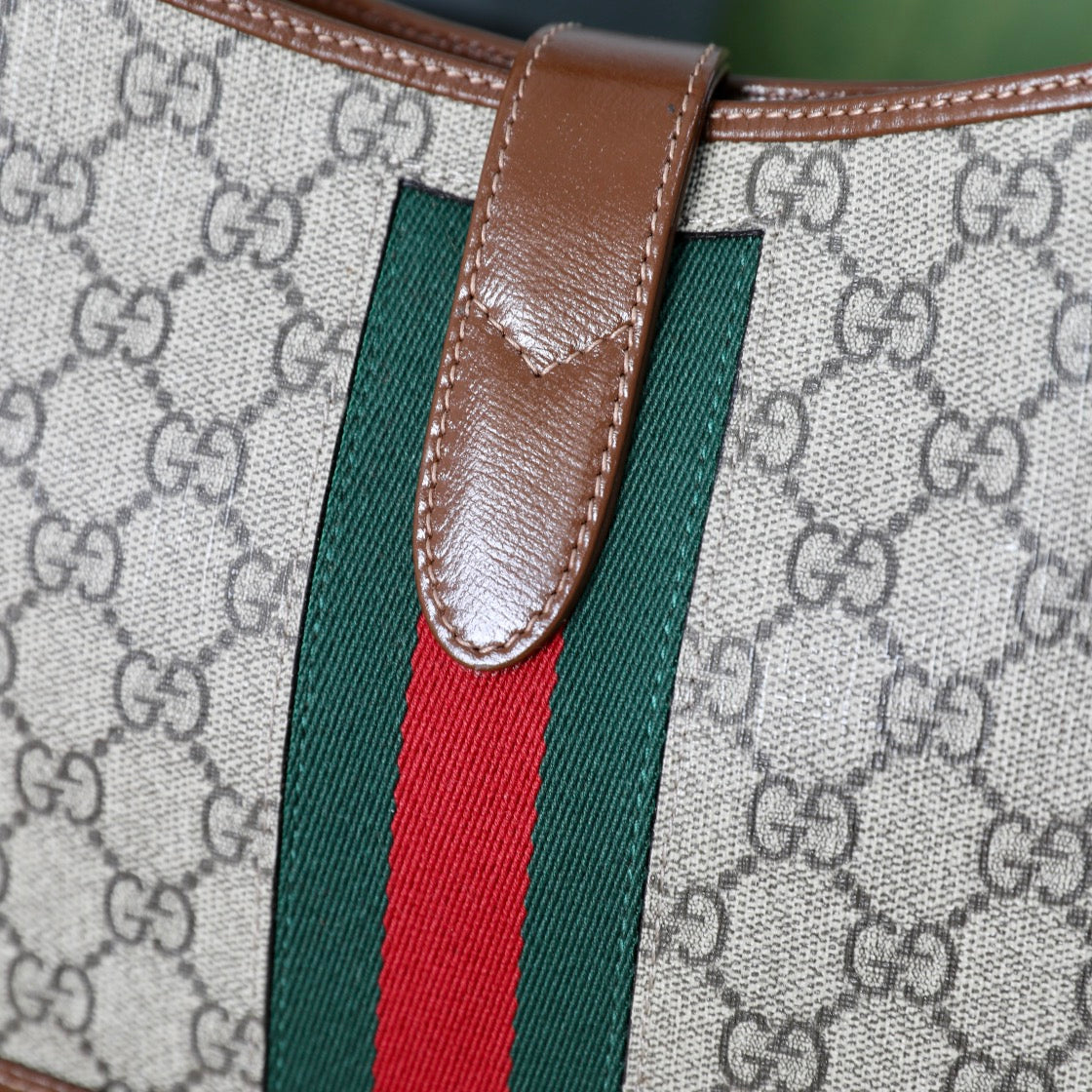 Gucci Jackie 1961 GG Canvas Shoulder Bag-636706