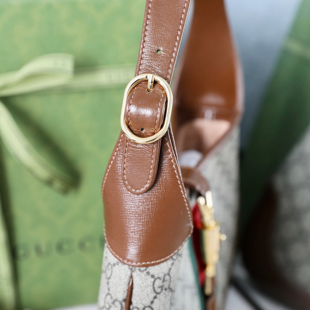Gucci Jackie 1961 GG Canvas Shoulder Bag-636706