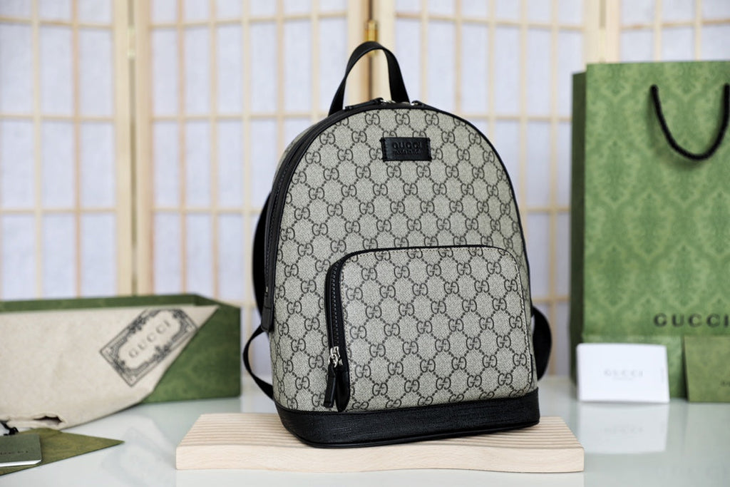 Gucci GG Black Backpack-429020