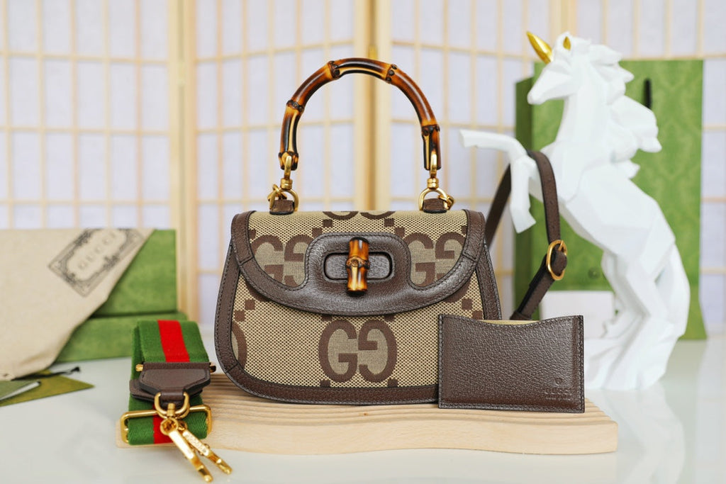 Gucci Bamboo Small Top Handle Bag-675797
