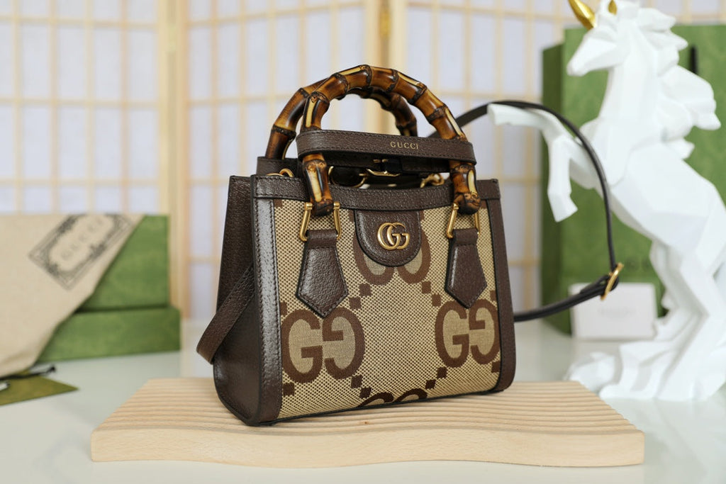 Gucci Diana Bamboo Handle Mini Top Handle Bag-655661