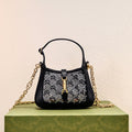 Gucci Jackie 1961 Black Crystal Shoulder Bag-677027