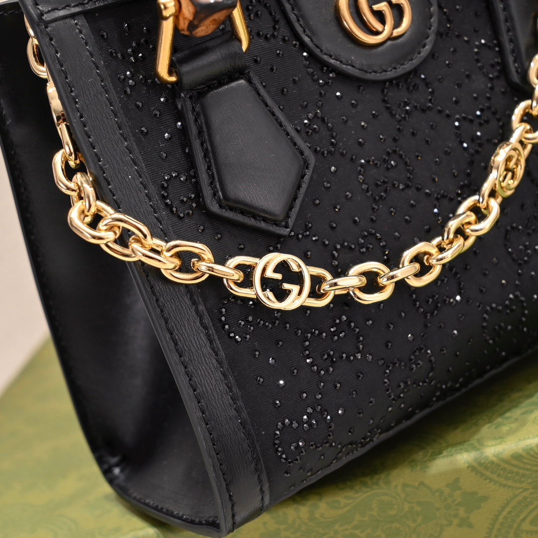 Gucci Diana Bamboo Mini Top Handle Bag-707449