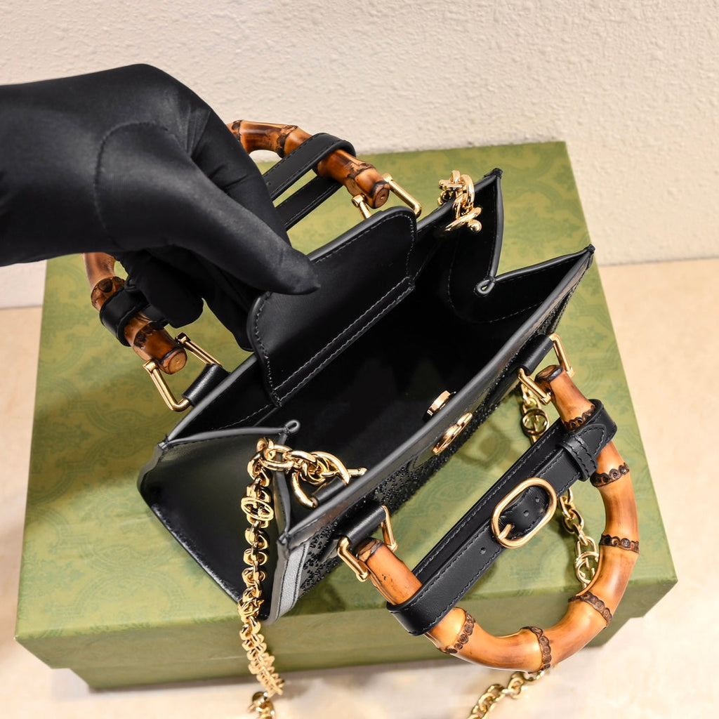 Gucci Diana Bamboo Mini Top Handle Bag-707449