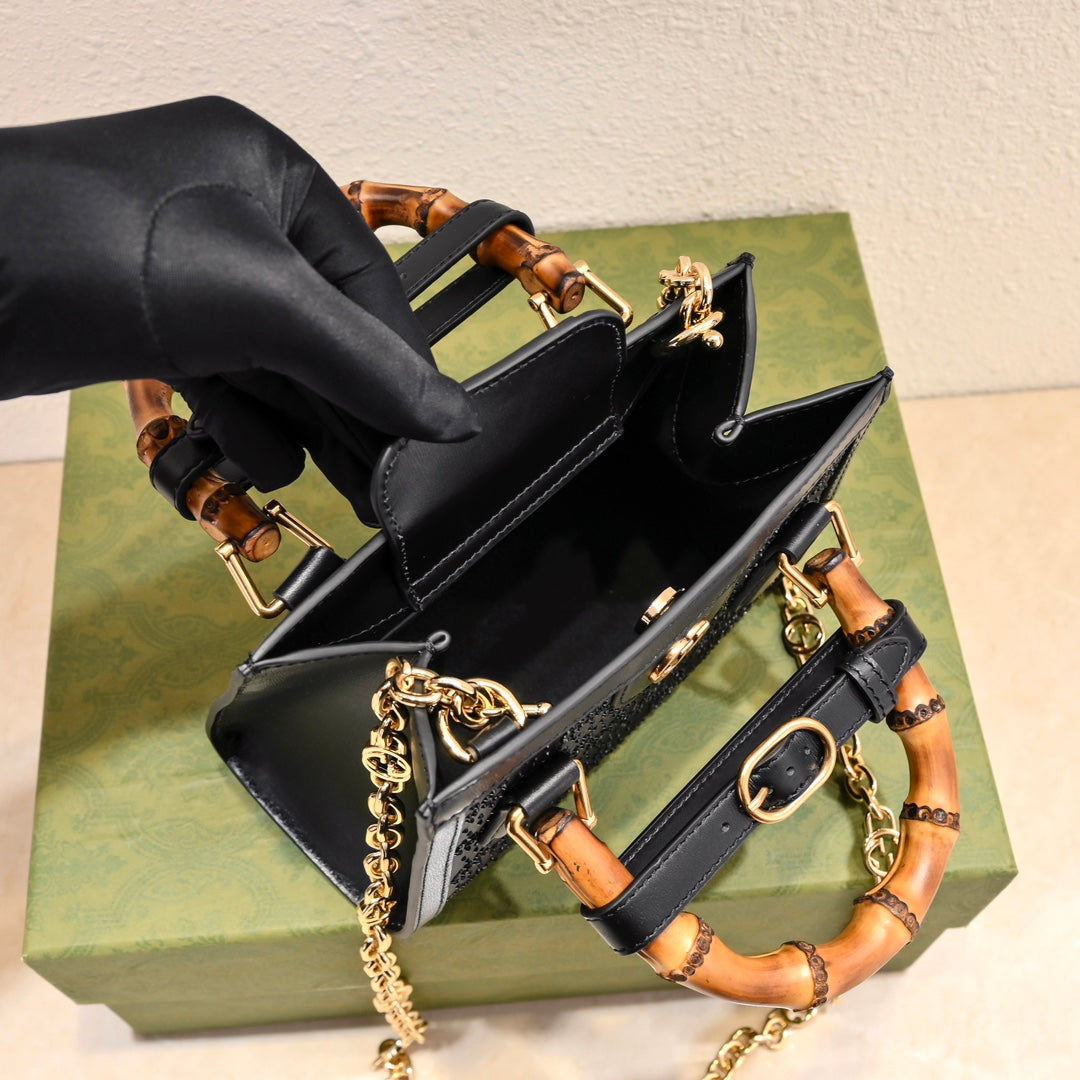 Gucci Diana Bamboo Mini Top Handle Bag-707449
