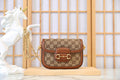 Gucci Horsebit 1955 Crystal Canvas Shoulder Bag-675801