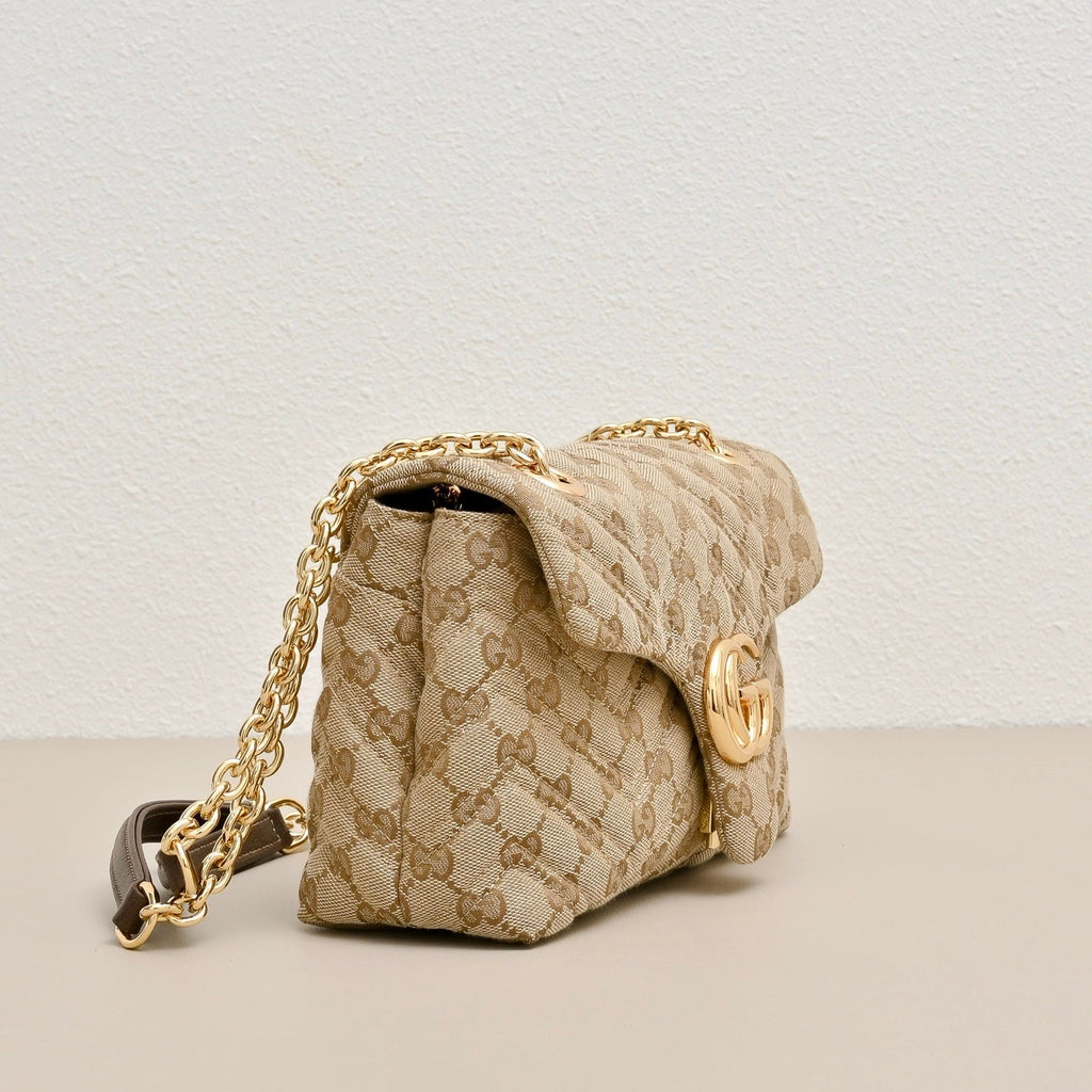 Gucci GG Marmont Small Canvas Shoulder Bag-855371
