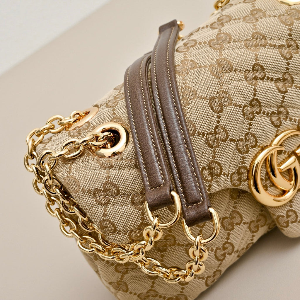 Gucci GG Marmont Small Canvas Shoulder Bag-855371
