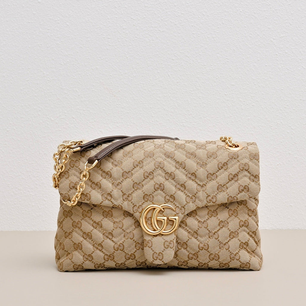 Gucci GG Marmont Medium Canvas Shoulder Bag-850676