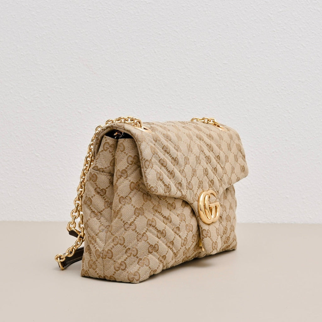 Gucci GG Marmont Medium Canvas Shoulder Bag-850676
