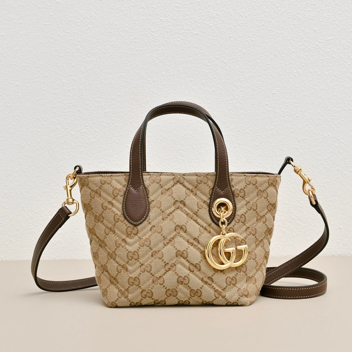 Gucci GG Marmont Small Canvas Tote Bag-855391