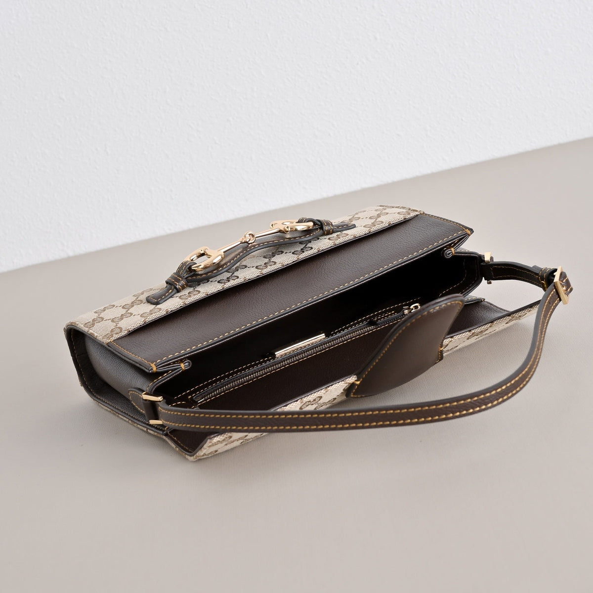 Gucci Horsebit Ristretto Shoulder Bag-A0020Y