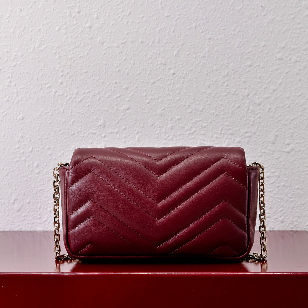 Gucci GG Marmont 2.0 Mini Lambskin Shoulder Bag-841290