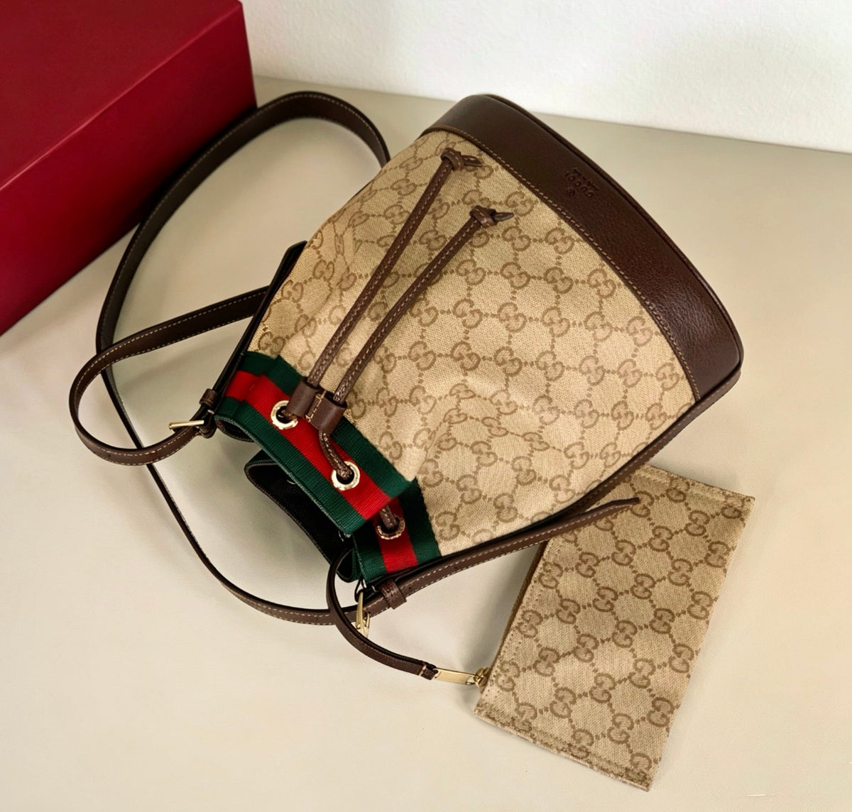 Gucci GG Venice Small Bucket Bag-A002GW