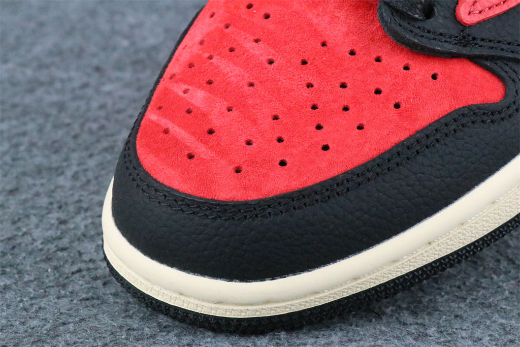 (Custom) Air Jordan 1 Low 'Black Red'